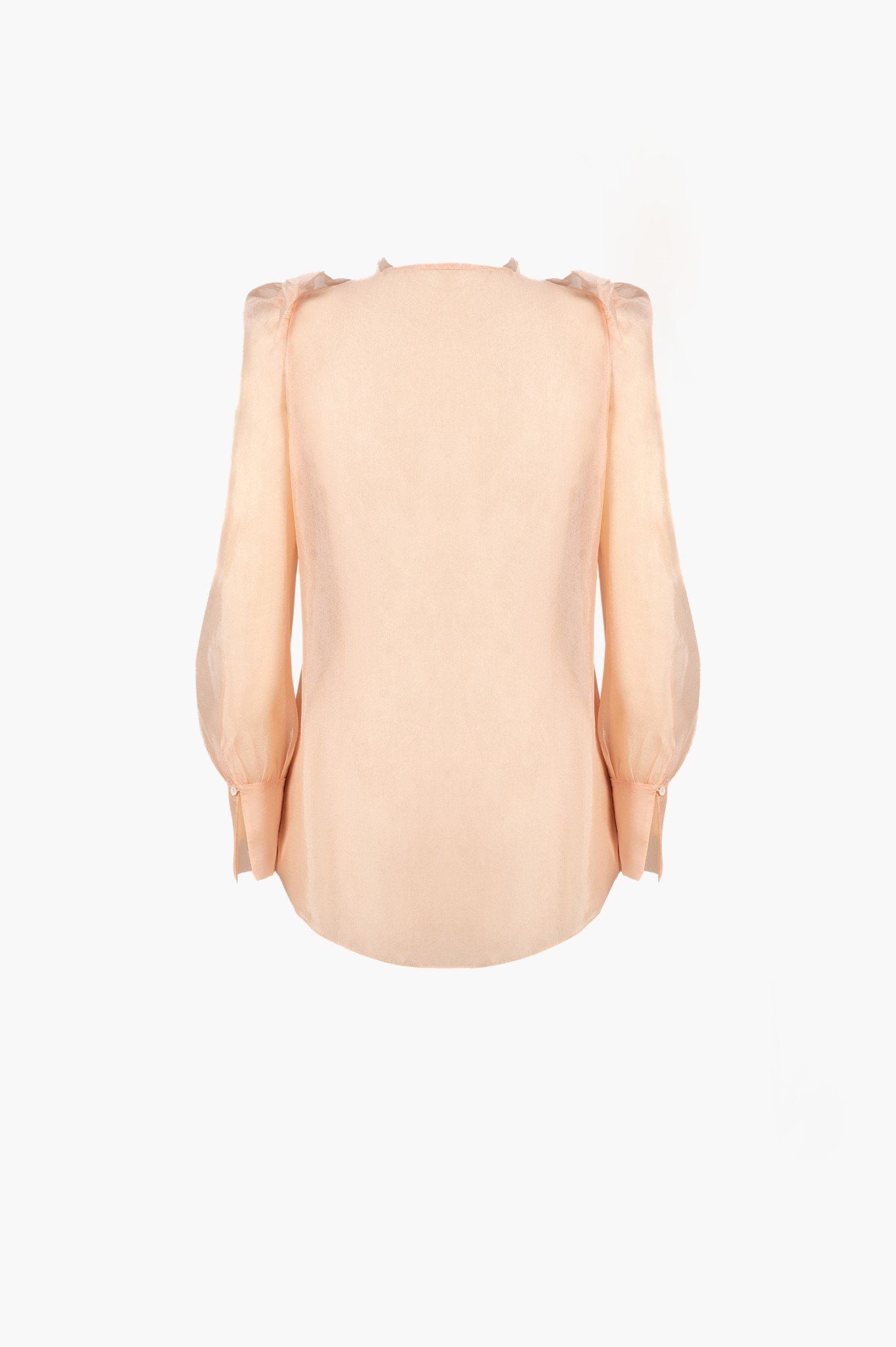 CELINA CASCADE COLLAR BLOUSE