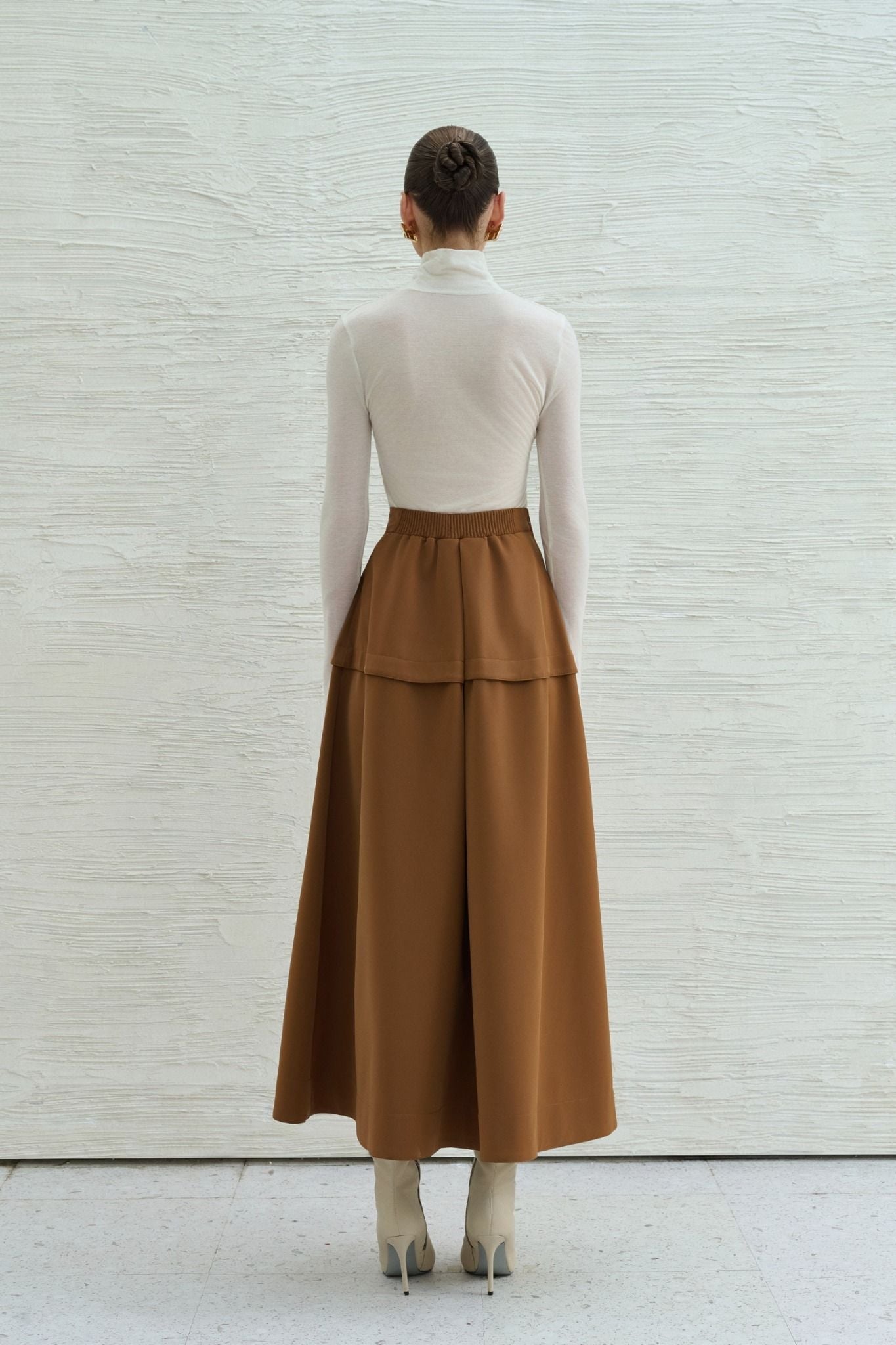 ISLA LEATHER MAXI SKIRT