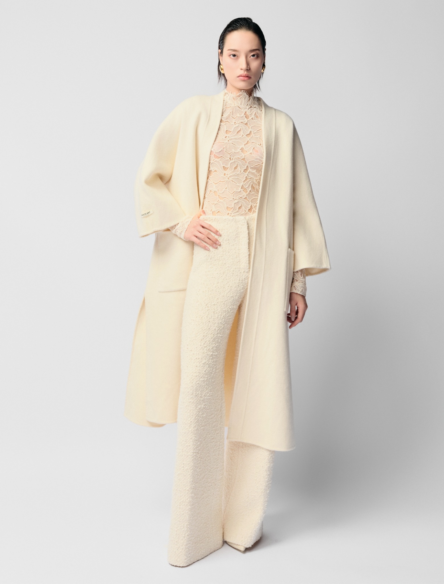  AMELIE BELTED KIMONO COAT 