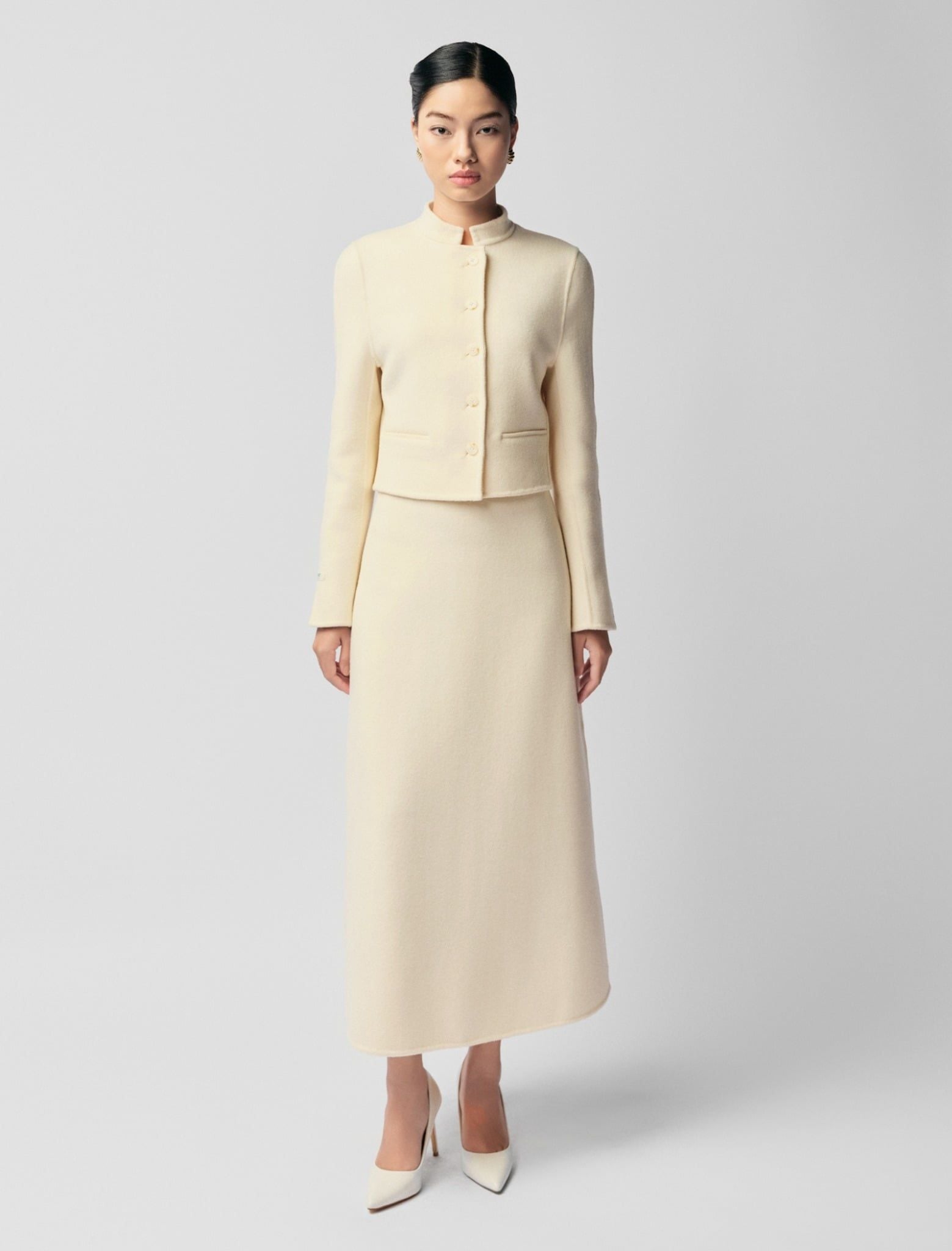 MIRELLA HANDCRAFTED CASHMERE SKIRT