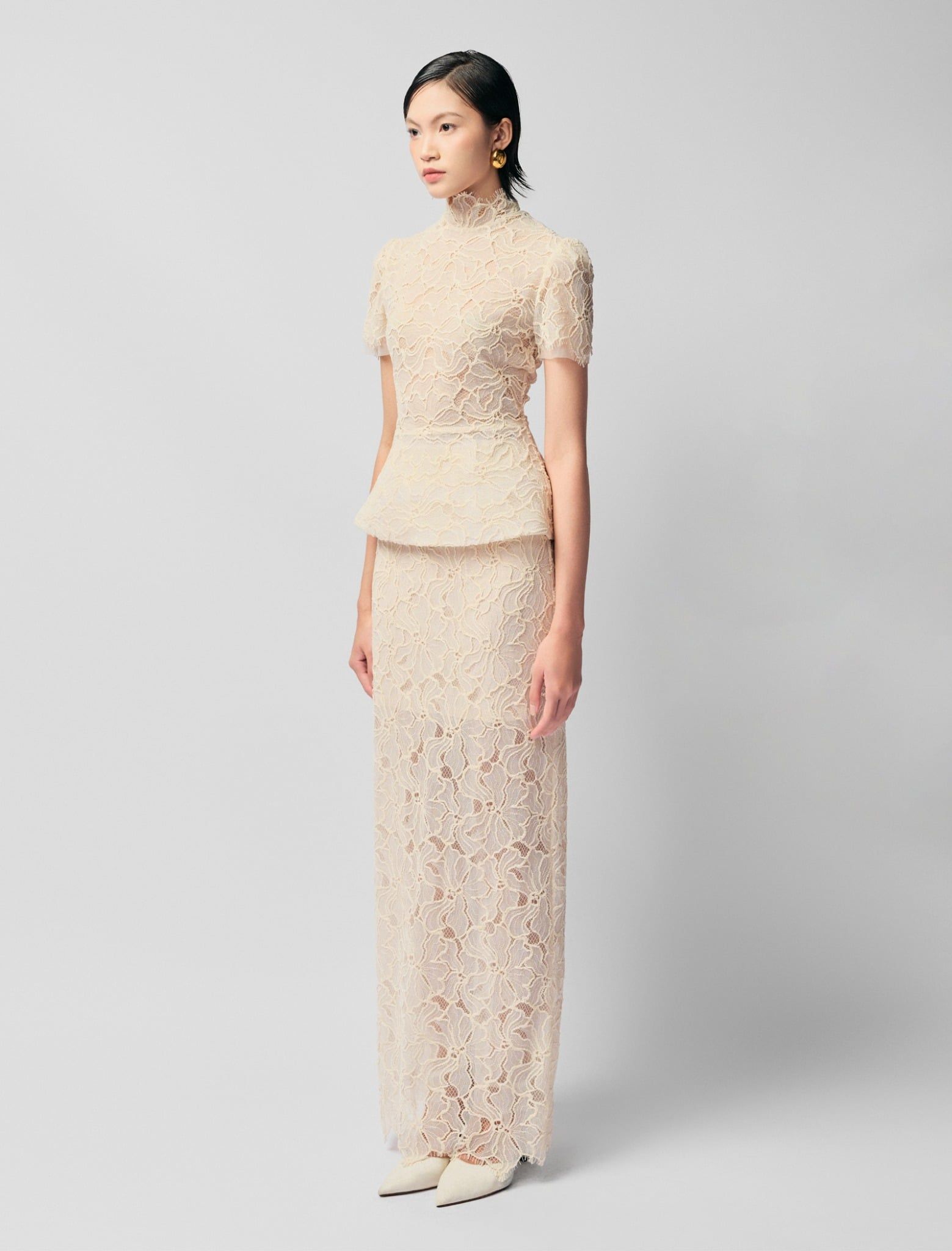 MAEVE FLORAL LACE SKIRT