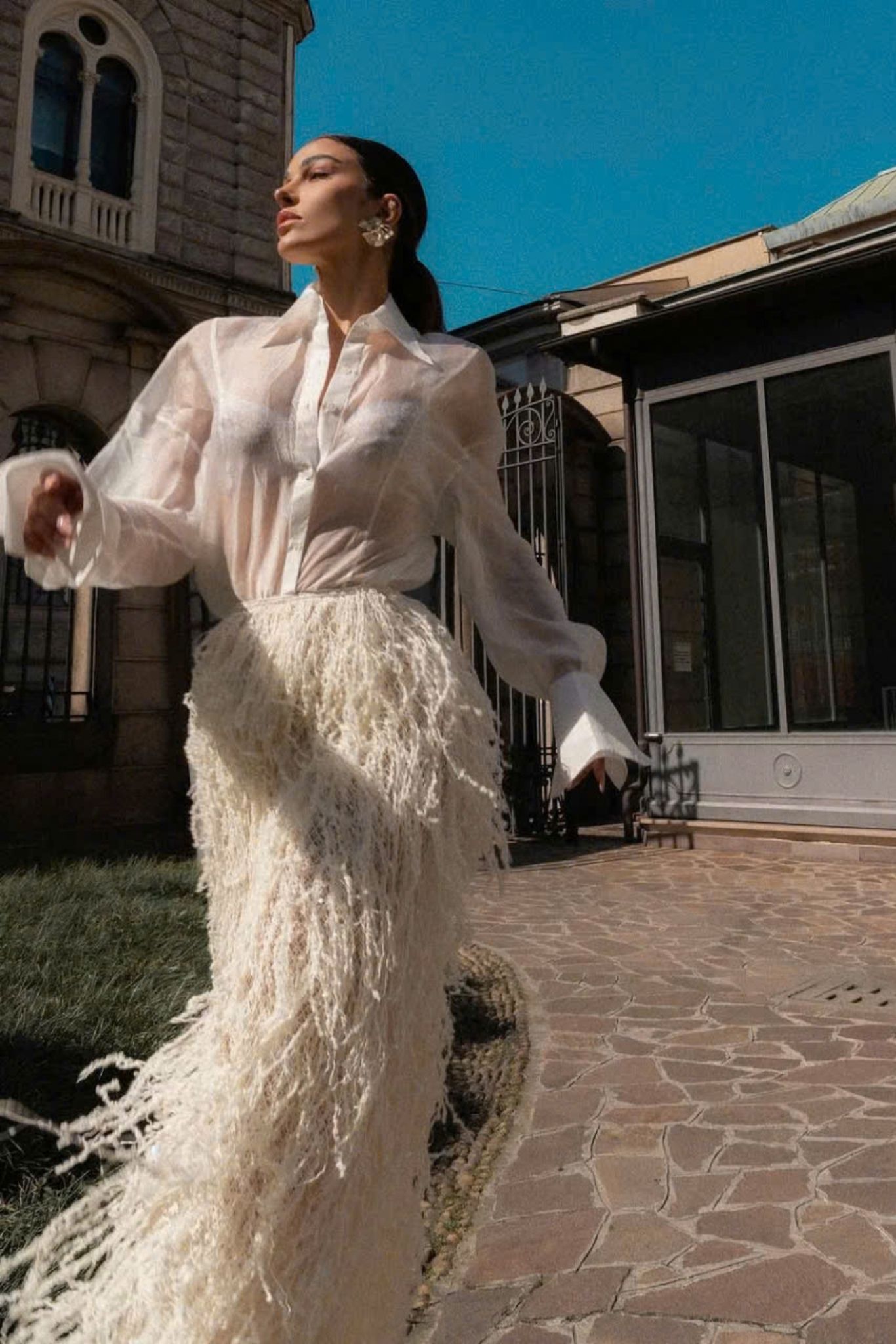  @Rosaperrotta X ASA BLOUSE & CLIO SKIRT 