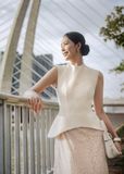Trần Trúc X LILA SAND PEPLUM & AURORA SKIRT