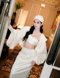 @wyn.anh X LINRI CAPE & JAZZI TOP & HISM SKIRT