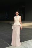 Trần Trúc X LILA SAND PEPLUM & AURORA SKIRT