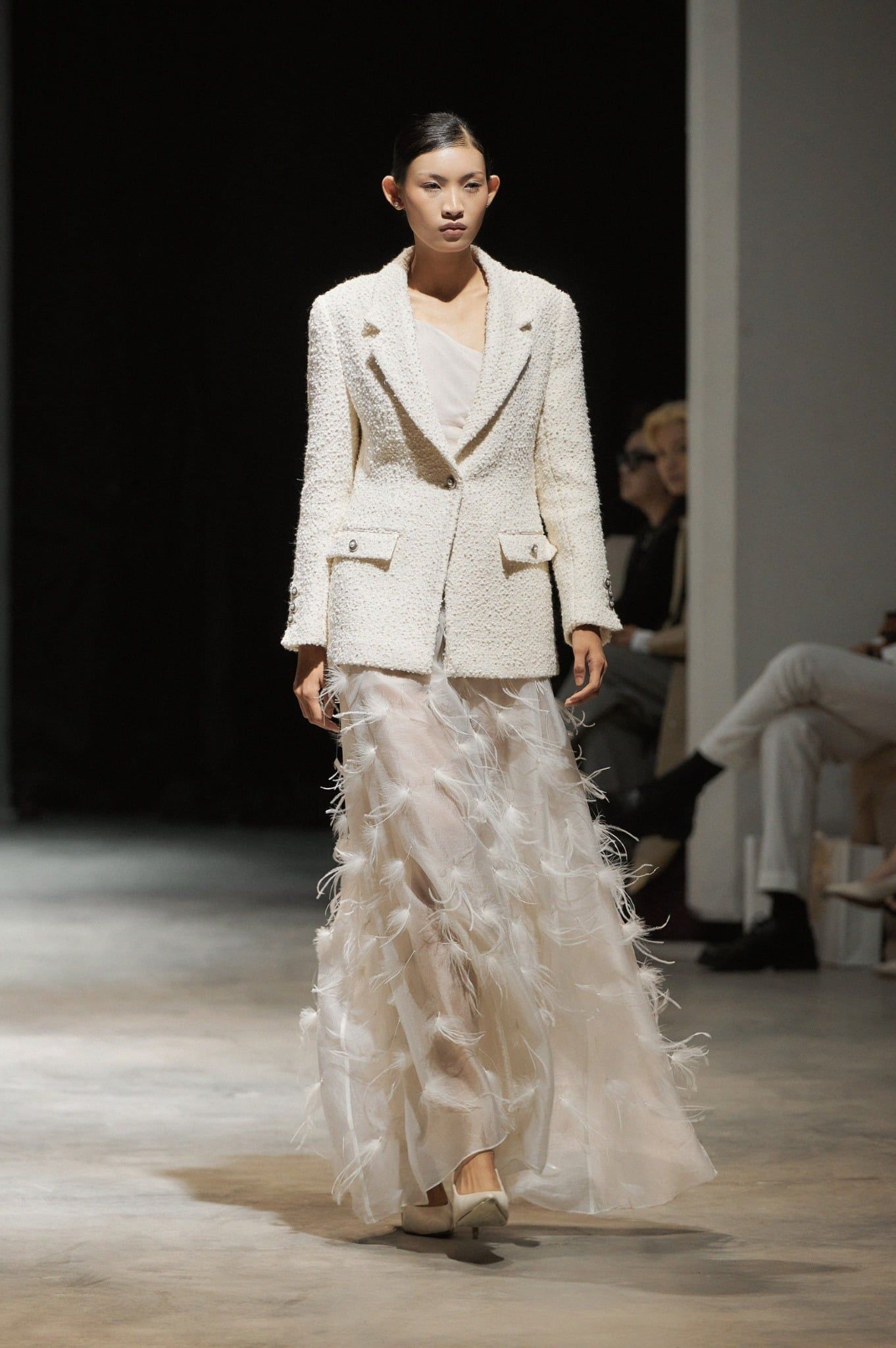 STELLA WOOL- BLEND TWEED JACKET