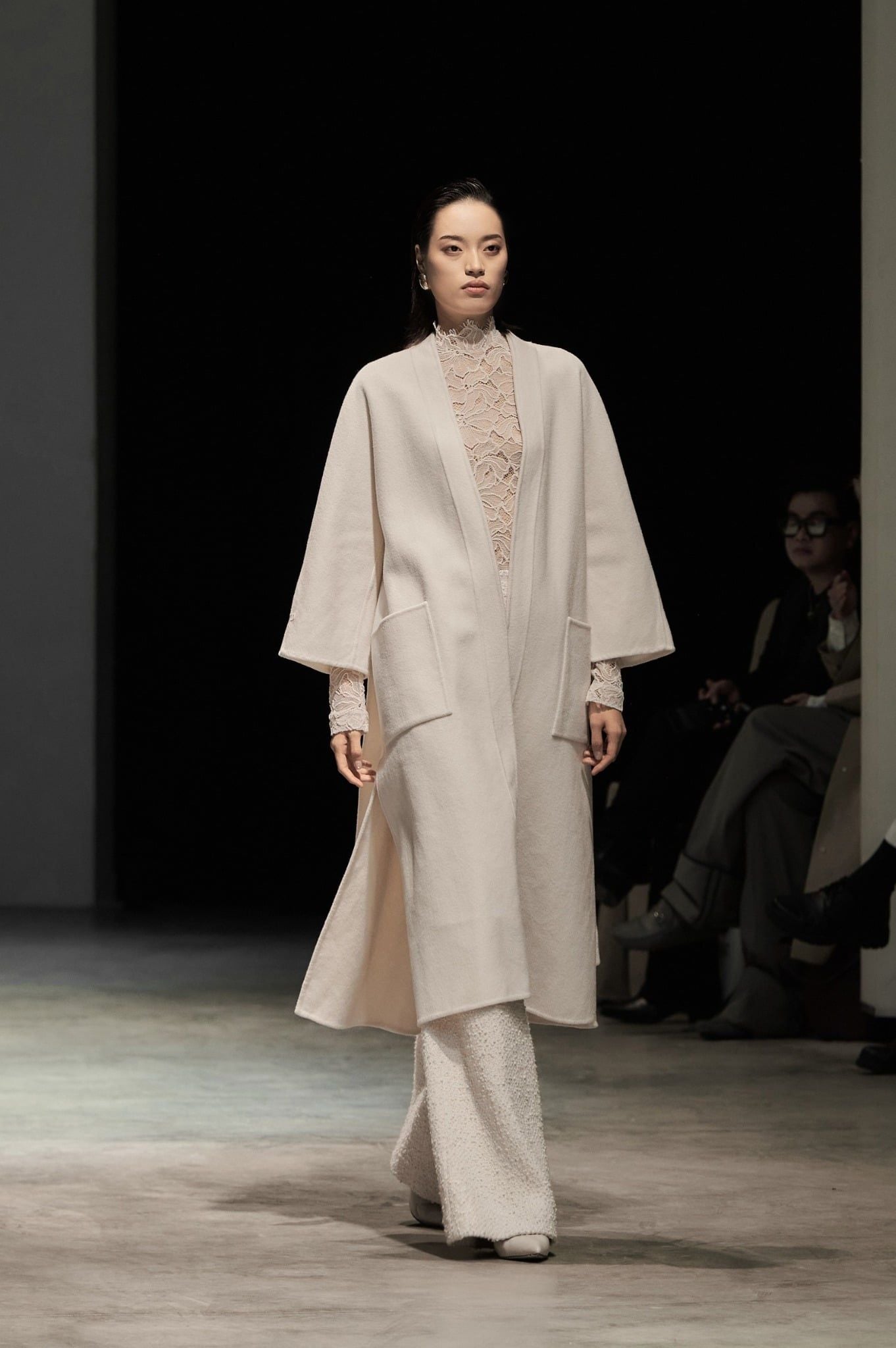 AMELIE BELTED KIMONO COAT