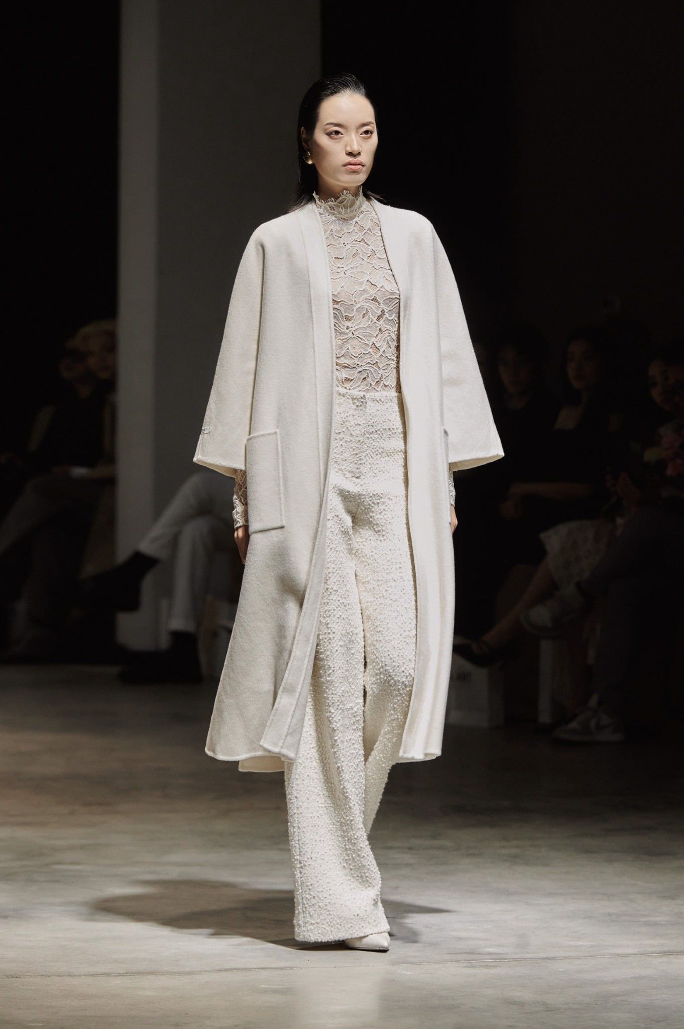 AMELIE BELTED KIMONO COAT