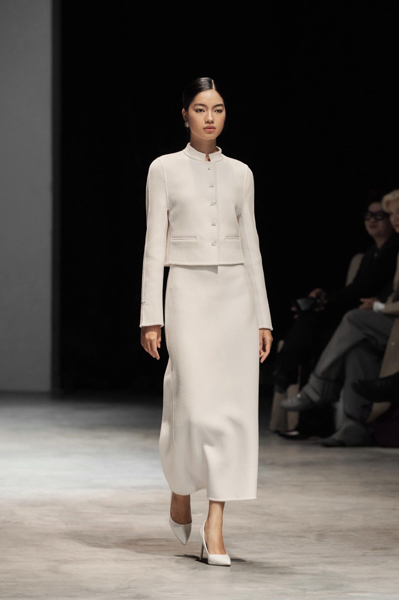 MIRELLA HANDCRAFTED CASHMERE SKIRT