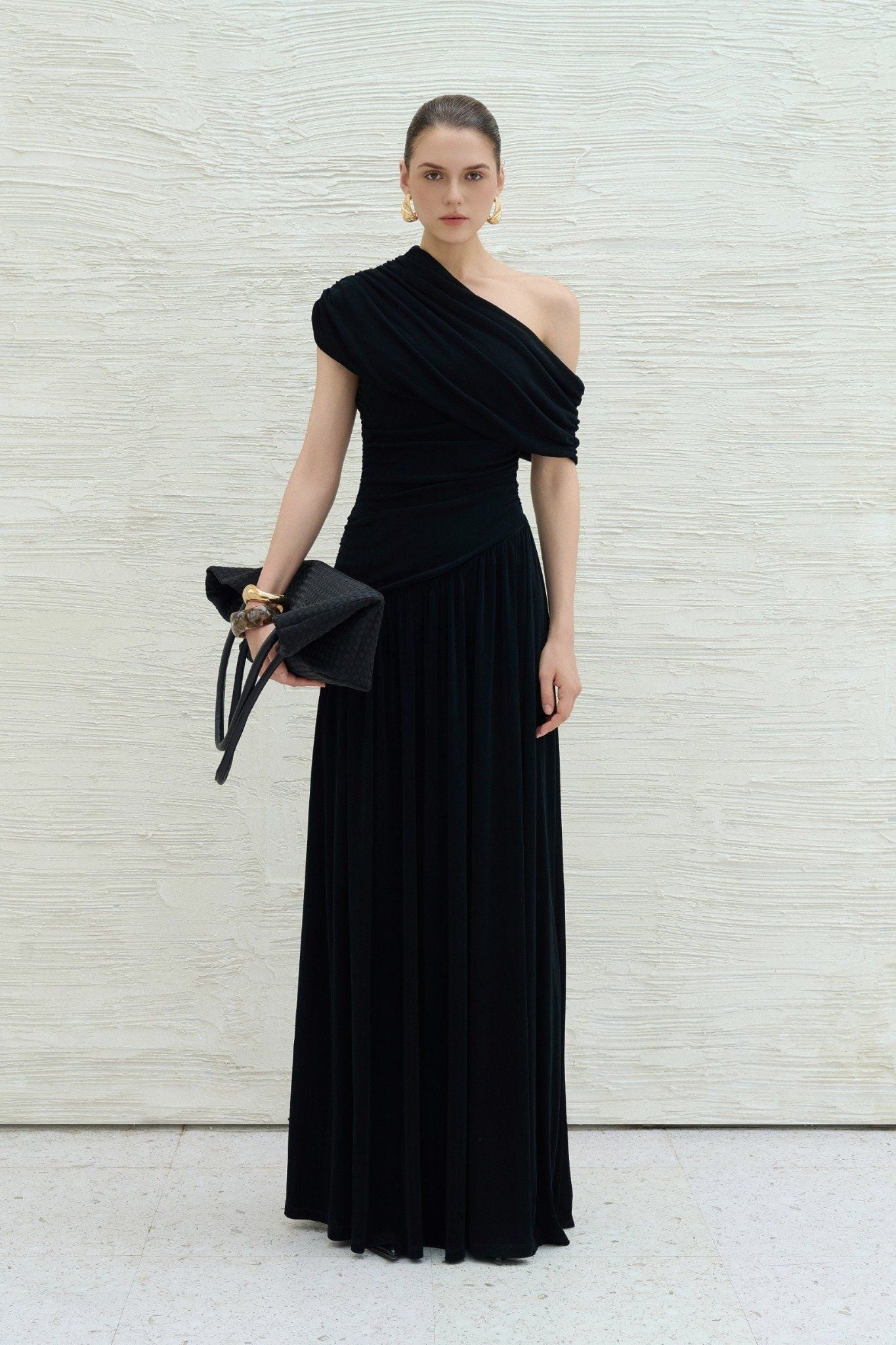 NYX KNIT OFF THE SHOULDER DRESS