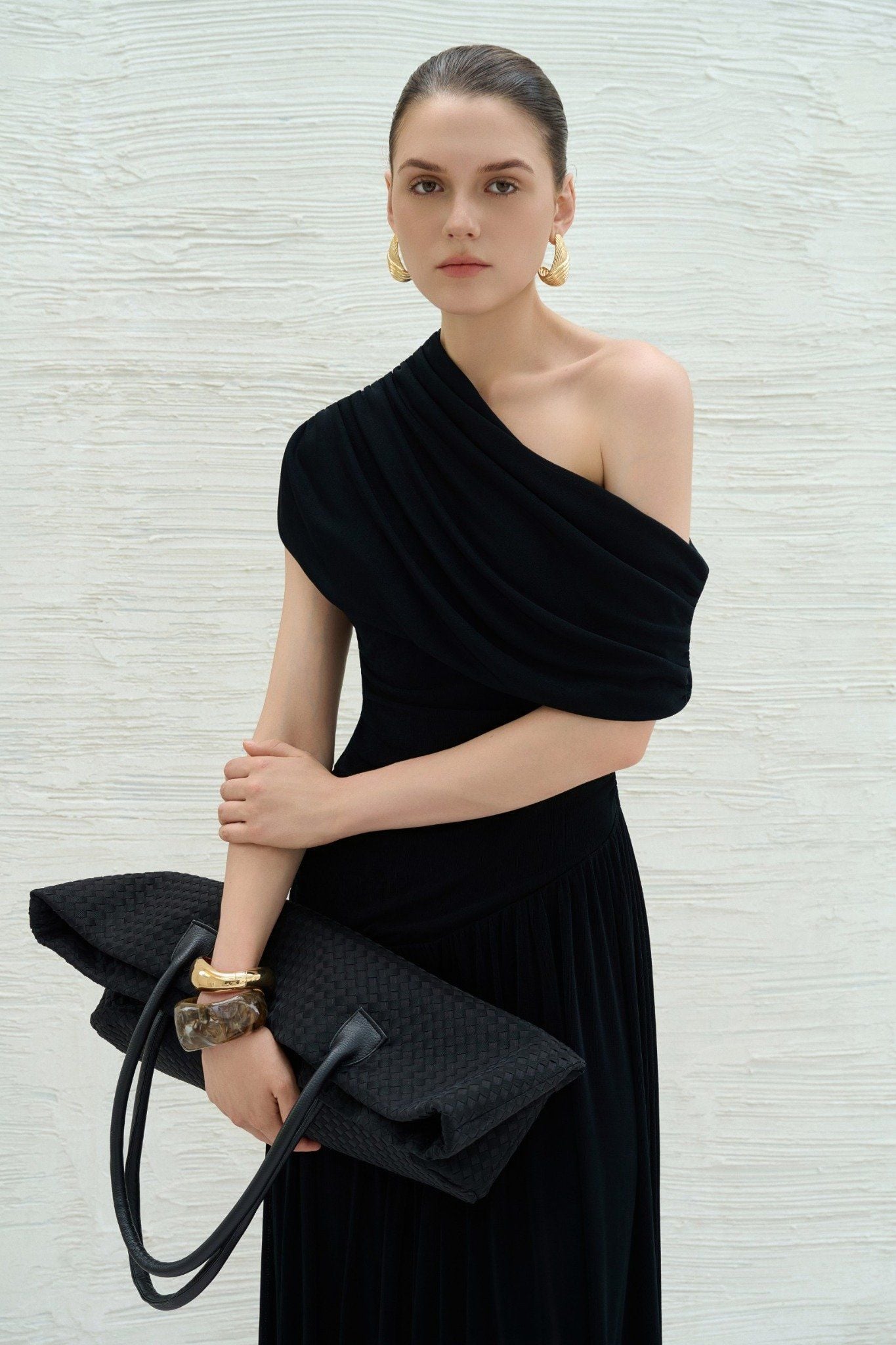 NYX KNIT OFF THE SHOULDER DRESS