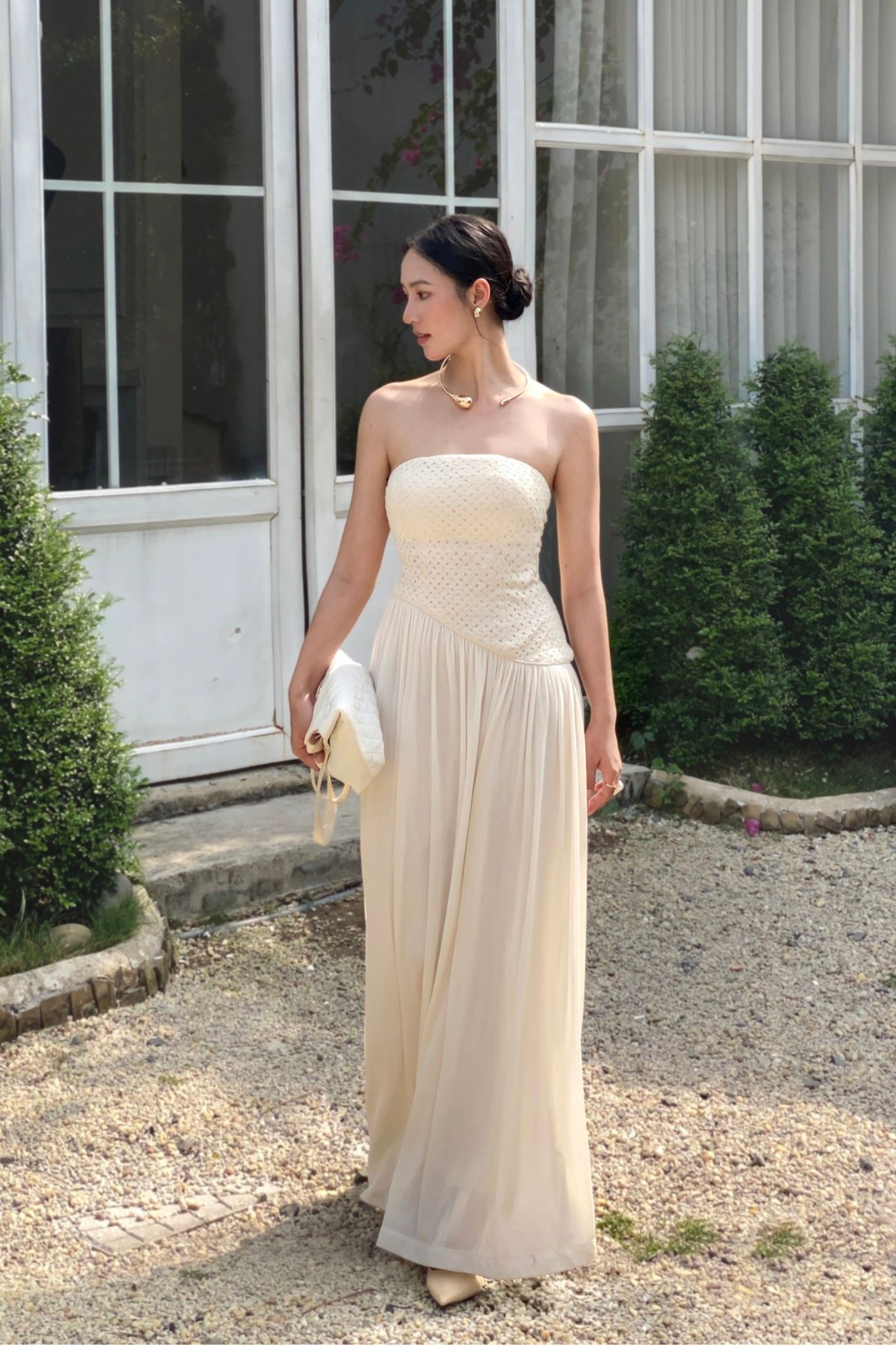  Trần Trúc X VINCENT MAXI DRESS 