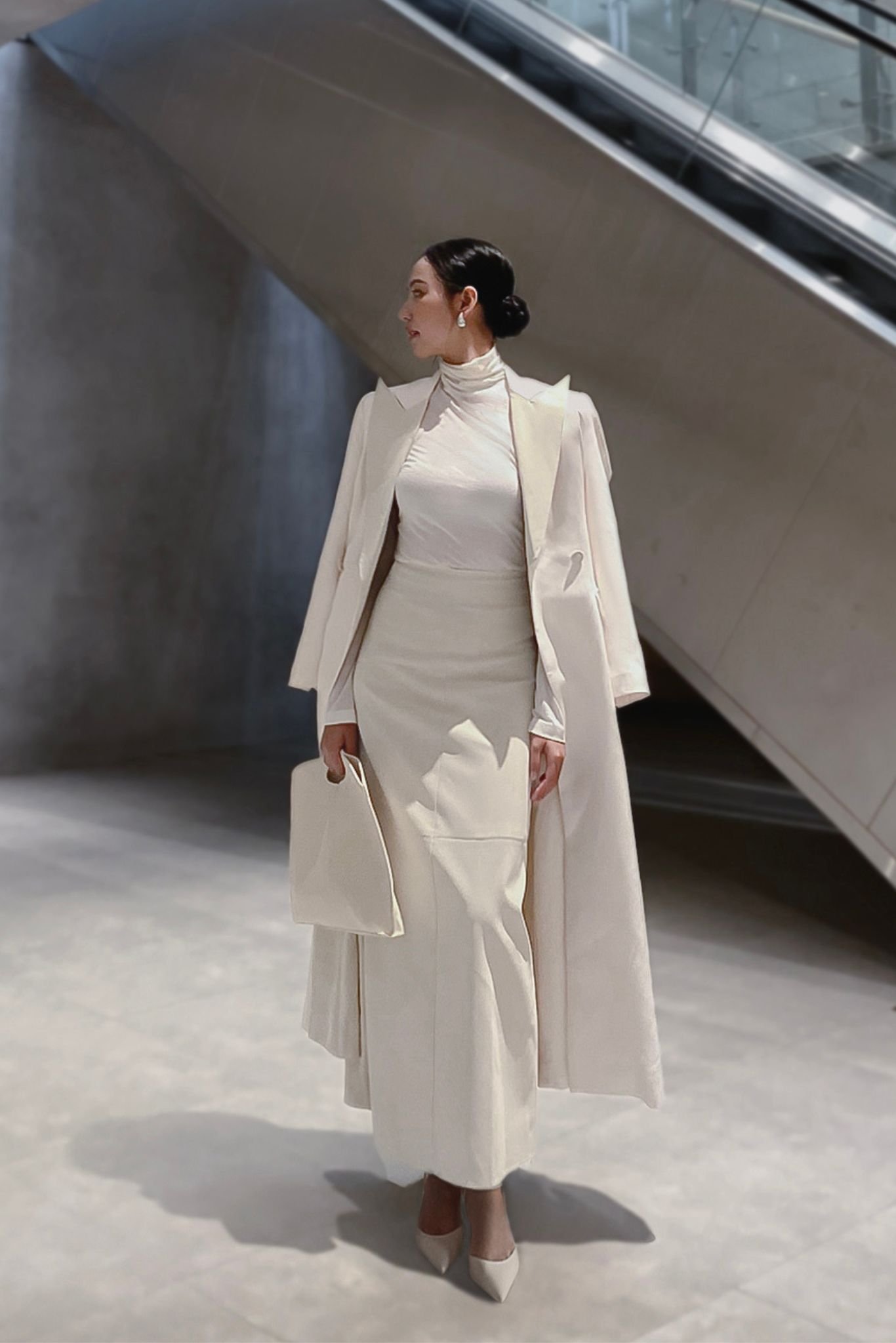  Trần Trúc X WILFRED KNIT WOOL TOP - AIMEE A-LINE SKIRT 