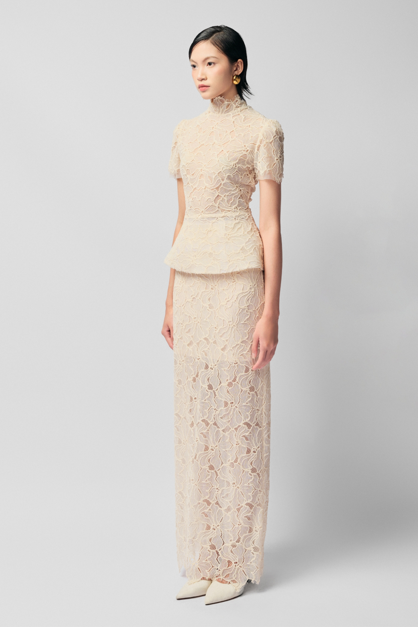 MAEVE FLORAL LACE SKIRT