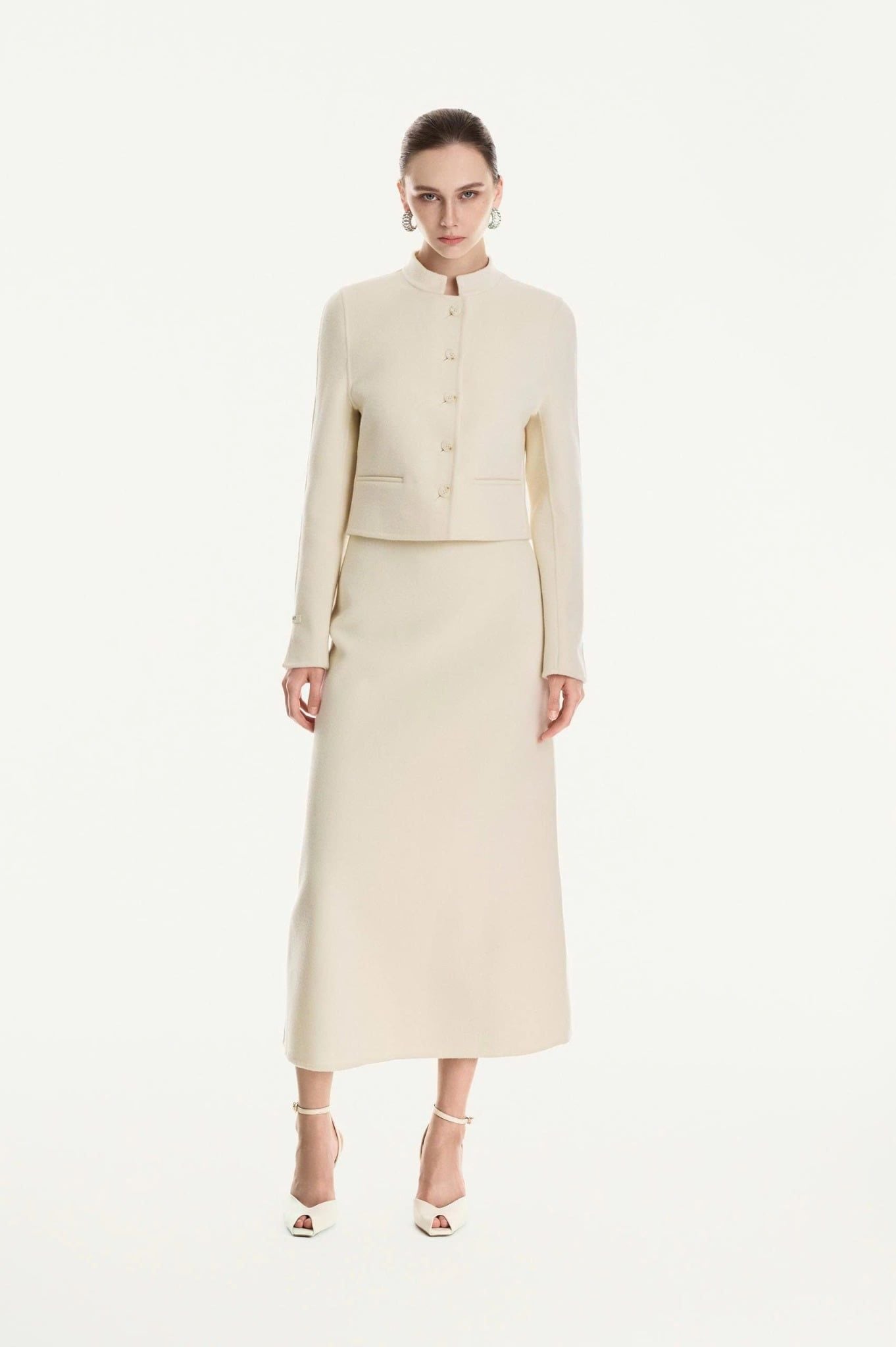 MIRELLA HANDCRAFTED CASHMERE SKIRT
