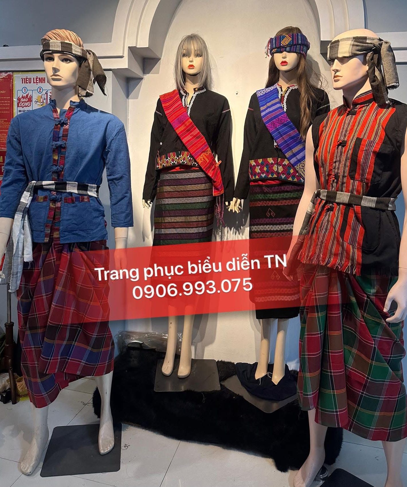 DT88 - Trang Phục Dân Tộc Bru Vân Kiều Nam Nữ