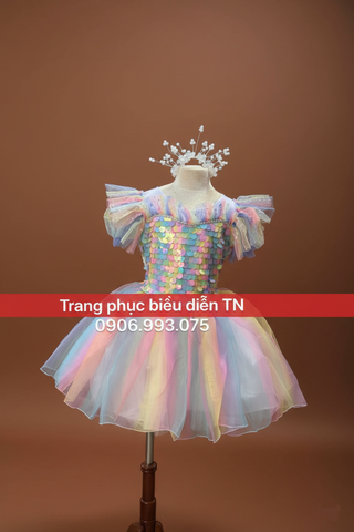  TE07 - Trang phục Trẻ Em Váy Bồng Trẻ Em 