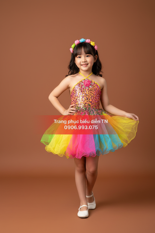  TE10 - Trang phục Váy Bồng Trẻ Em 