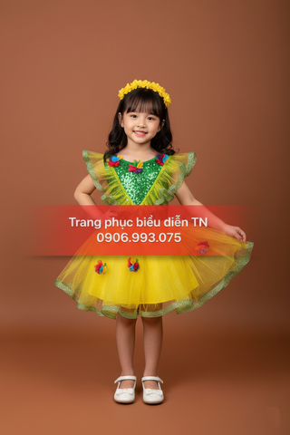  TE05 - Trang phục Váy Bồng Trẻ Em 