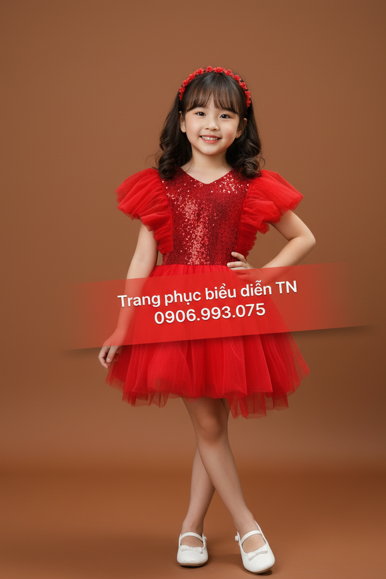 TE01 - Trang phục Váy Bồng Trẻ Em