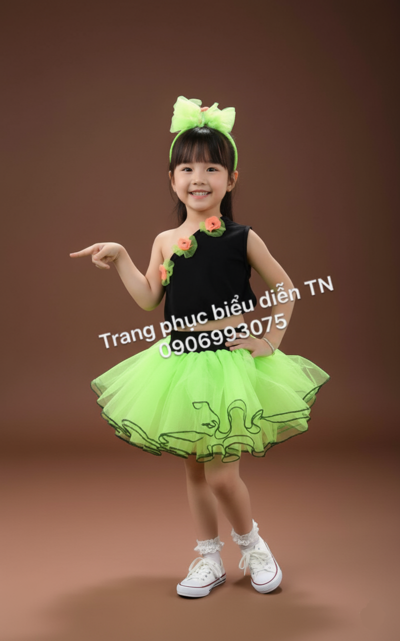 TE09 - Trang phục Váy Bồng Trẻ Em