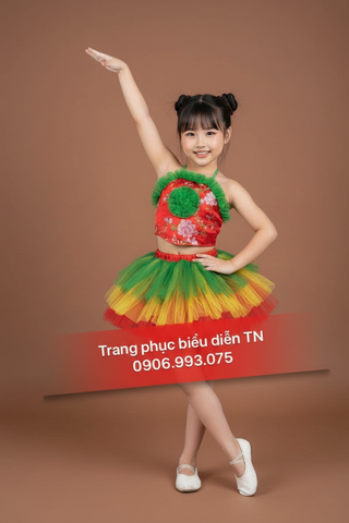  TE50 - Áo Yếm Váy Lưới Bé Gái 