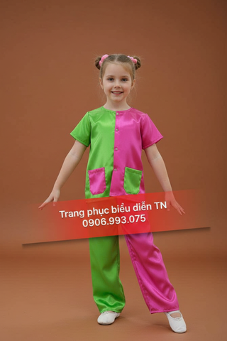  TE29 - Trang Phục Bà Ba Bé Gái 