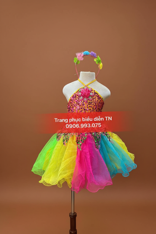  TE10 - Trang phục Váy Bồng Trẻ Em 