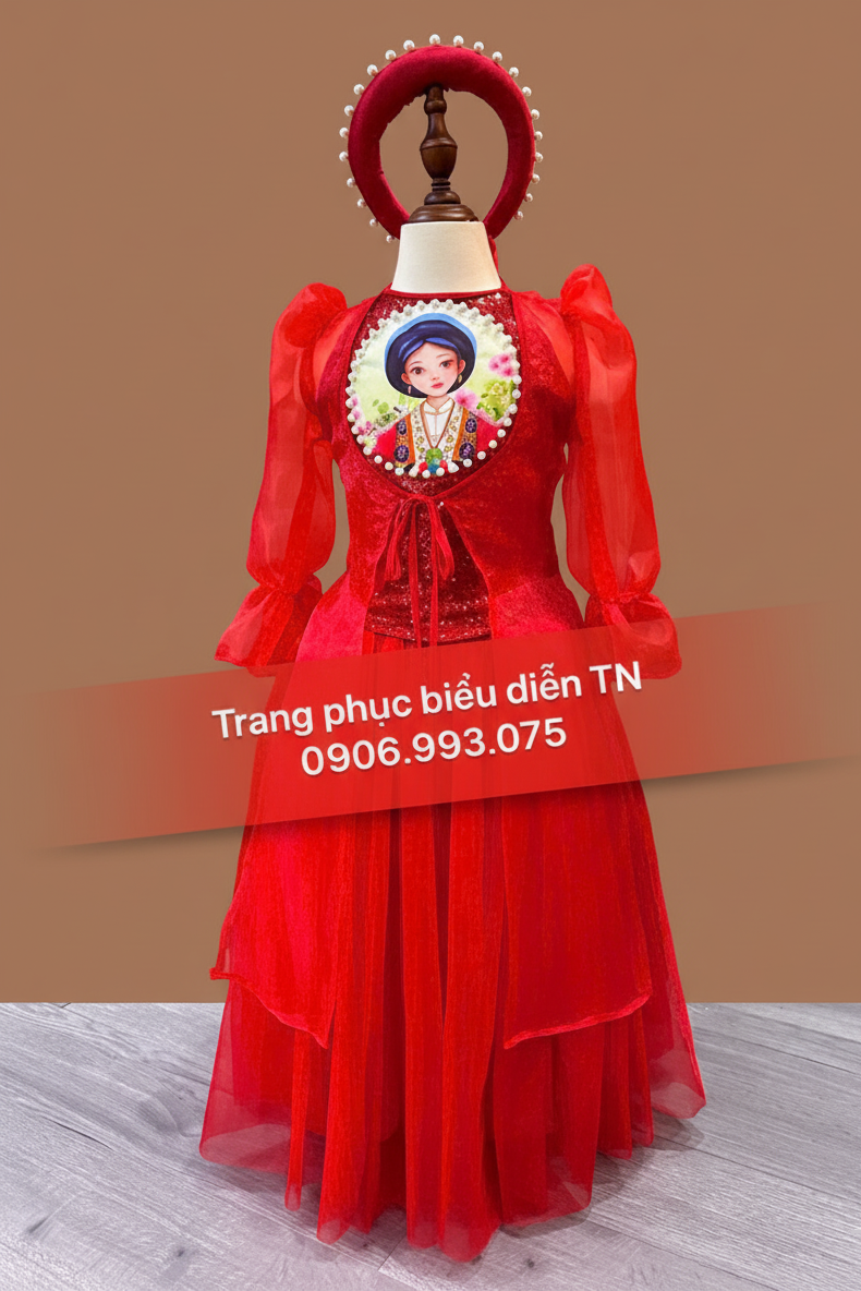 TE45 - Trang Phục Tứ Thân Bé Gái ( Bắc Bling)