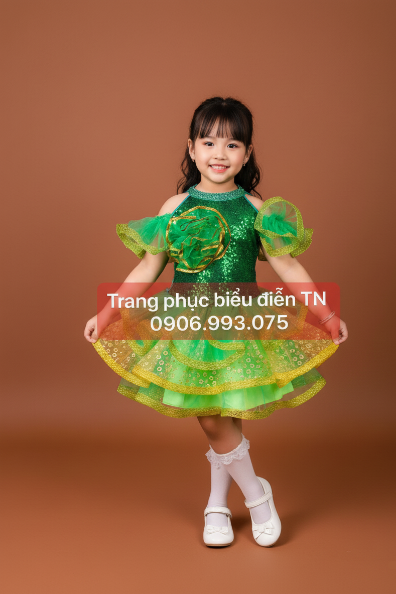 TE12 - Trang phục Trang phục Váy Bồng Trẻ Em
