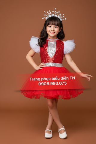  TE03 - Trang phục Váy Bồng Trẻ Em 