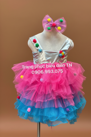  TE08 - Trang phục Váy Bồng Trẻ Em 