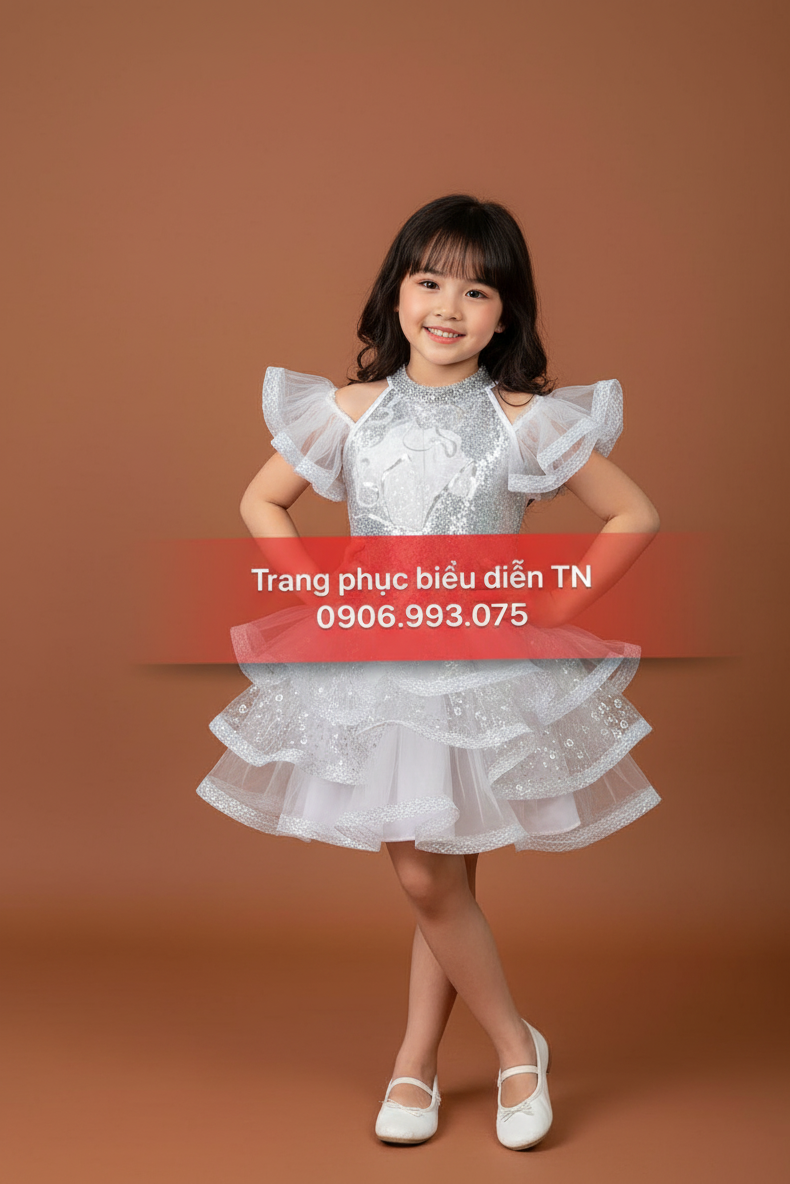 TE06 - Trang phục Váy Bồng Trẻ Em