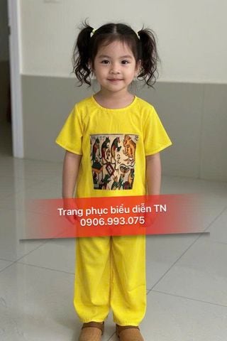  TE28 - Trang Phục Đồng Dao Bé Gái Mầm Non 