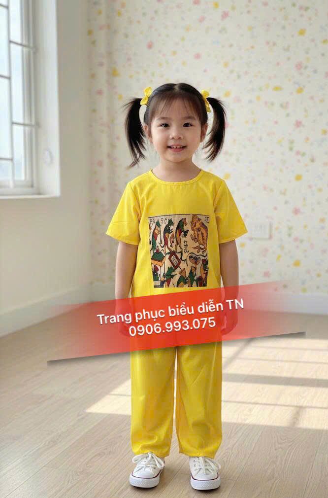 TE28 - Trang Phục Đồng Dao Bé Gái Mầm Non