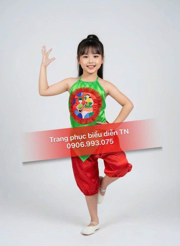 TE48 -  Đồng Dao Yếm Quần Bom Cho Bé Gái