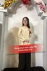 ABB62 - Áo Bà Ba Gấm Nữ Kem