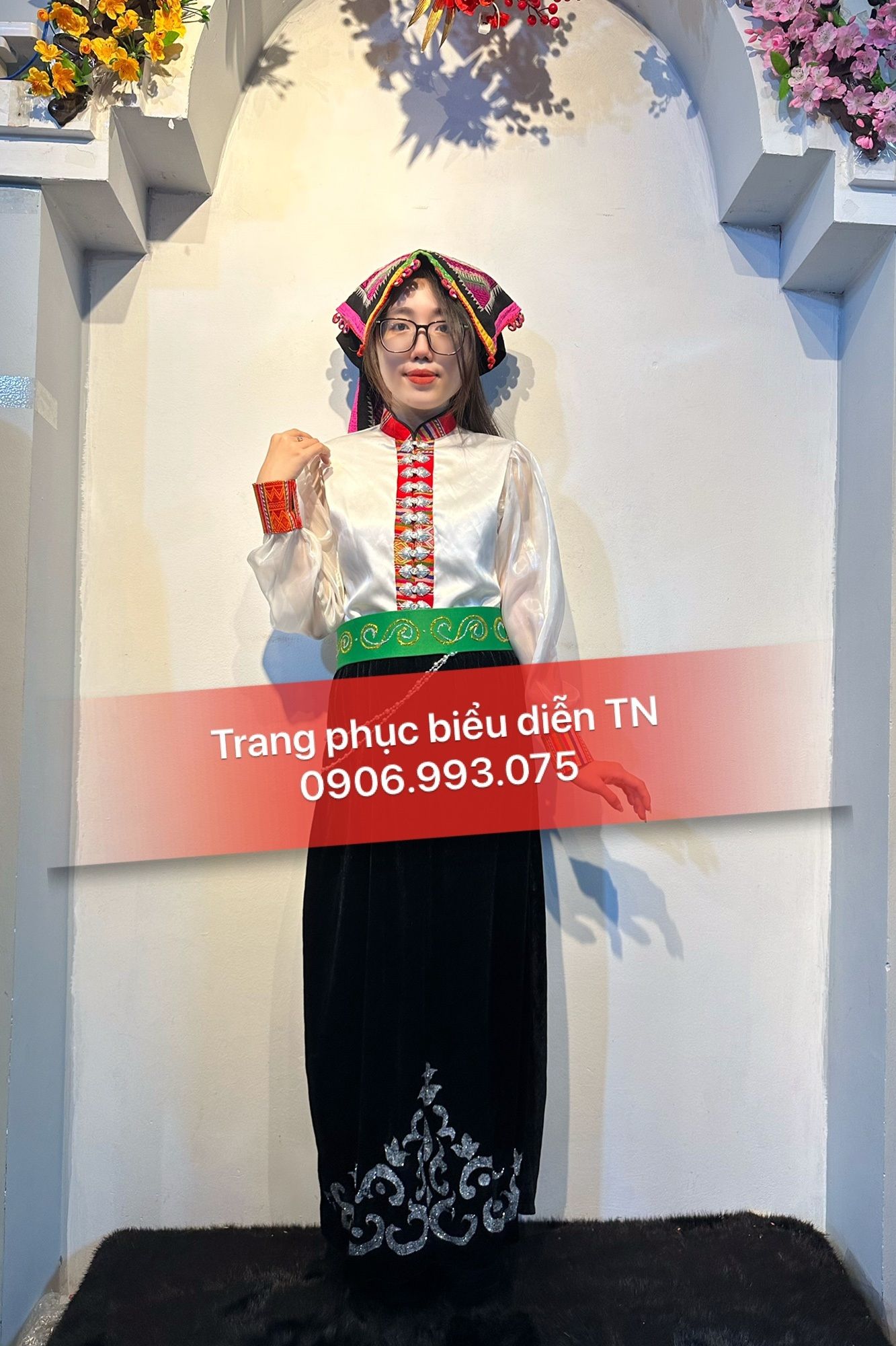 DT26 - Trang Phục Dân Tộc Thái Tay Dài M1