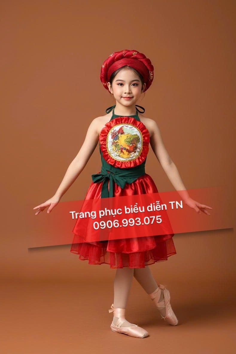 TE51 - Áo Yếm Váy Xòe Lưới Bé Gái