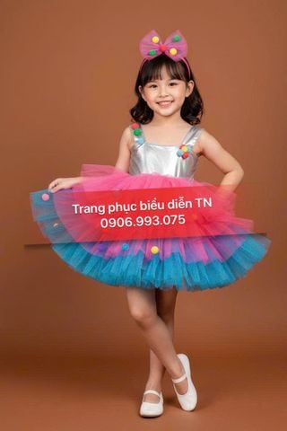  TE08 - Trang phục Váy Bồng Trẻ Em 