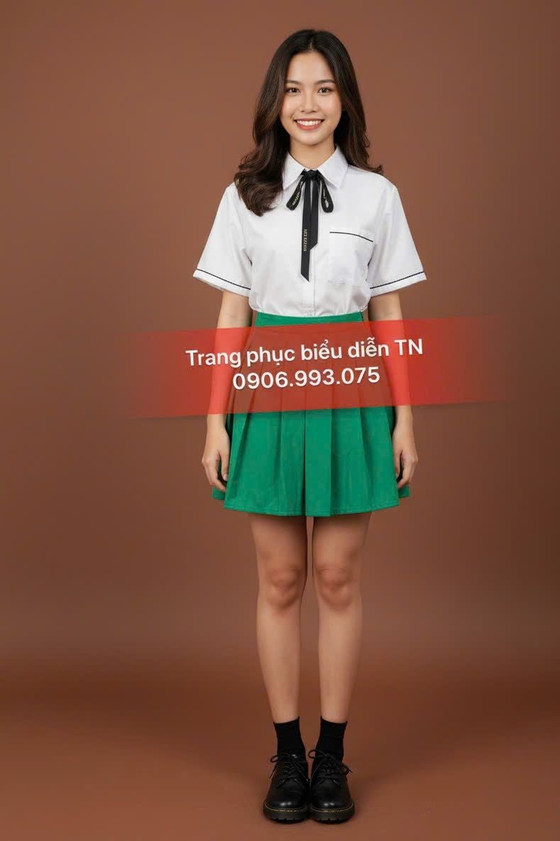 ĐP04 - Váy Xếp Ly Cấp 1/Đầu Cấp 2