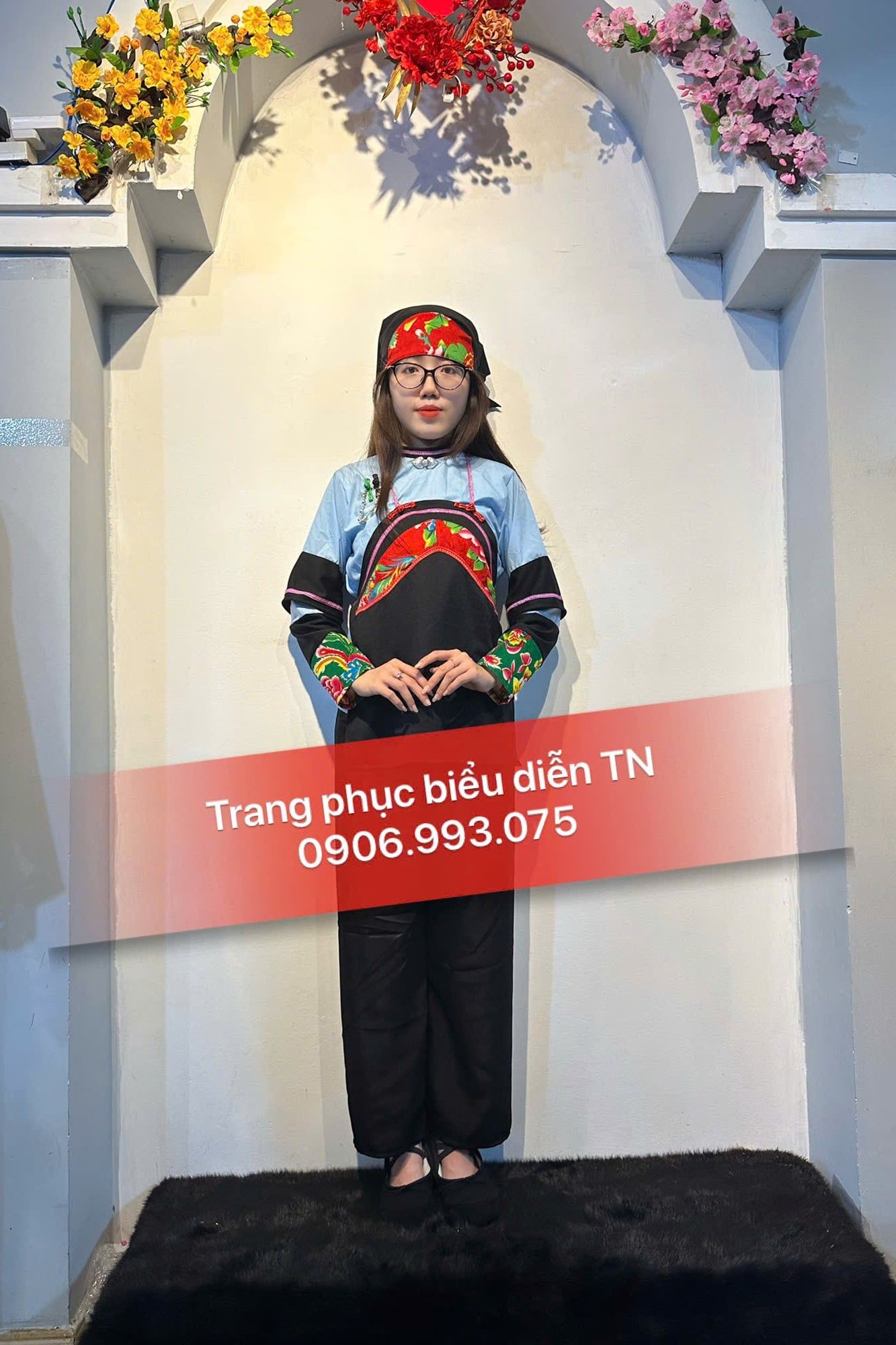 DT48 - Trang Phục Dân Tộc Bố Y (phom ngắn)