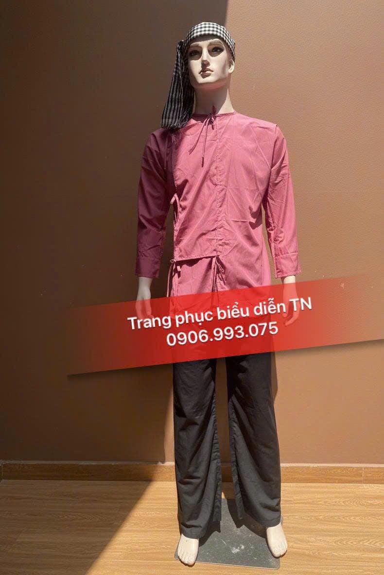 ABB33 - Áo Vạt Hò Hồng Ruốc