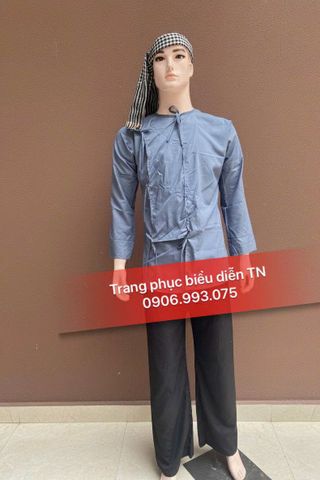  ABB30 - Áo Vạt Hò Xám Đá 