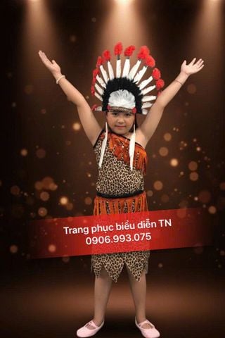  HT100 - Trang Phục Thổ Dân Cho Bé 