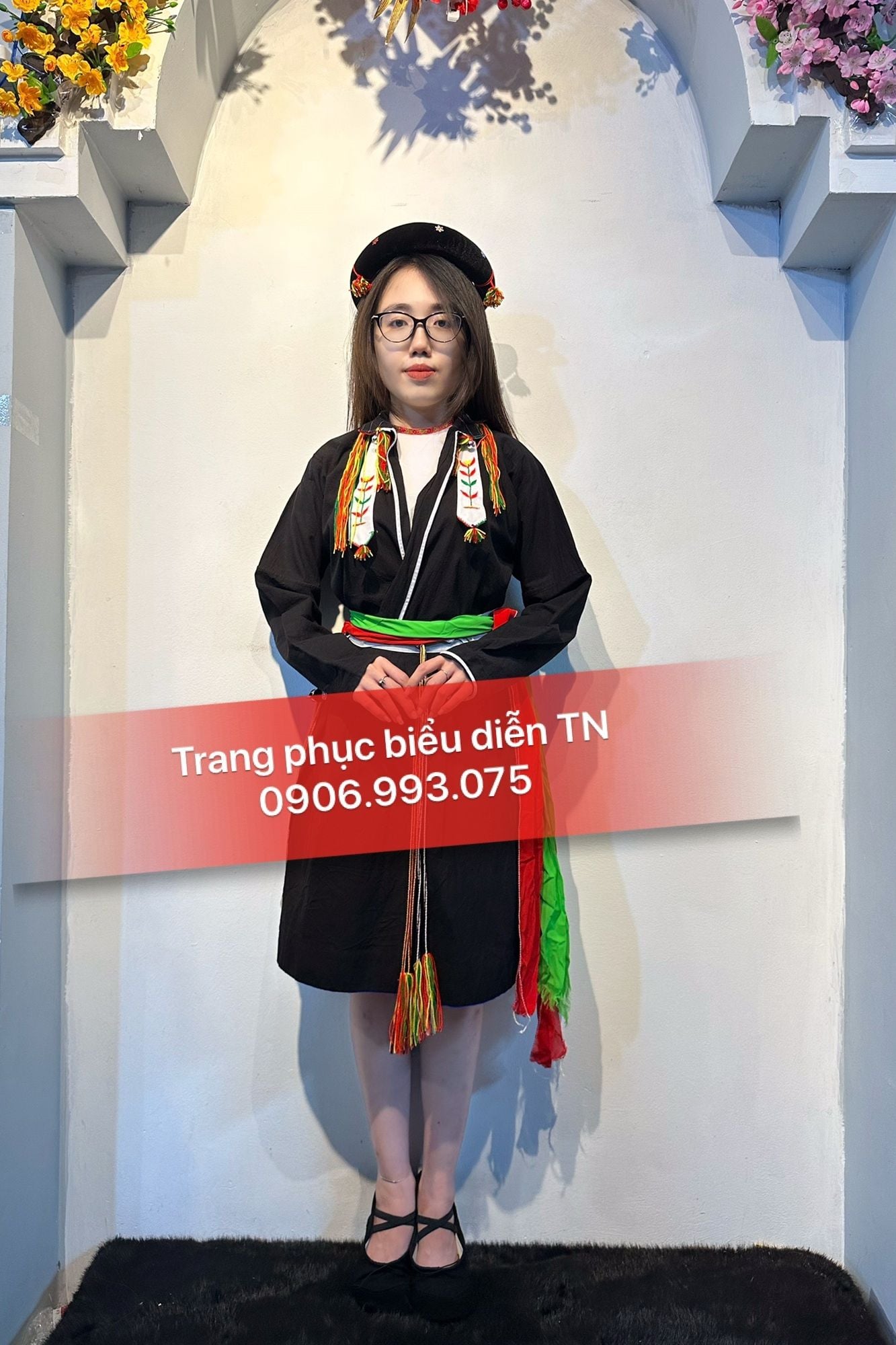 DT58 - Trang phục Dân Tộc Sán Dìu Nữ