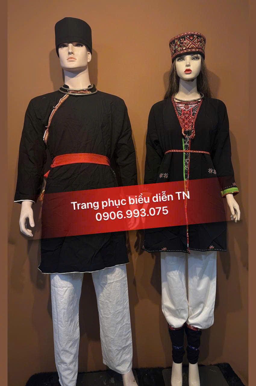 DT75 - Trang Phục Dân Tộc Dao Quần Trắng Nam Nữ