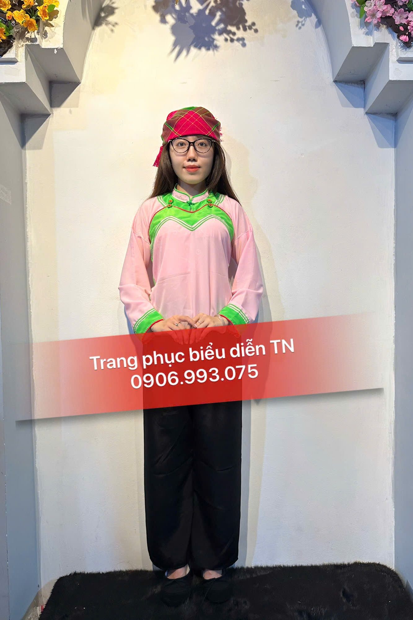 DT76 - Trang Phục Dân Tộc Giáy Nữ M1