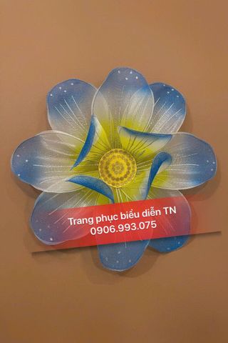  DC21 - Hoa Múa Xanh Dương Loang Vàng 