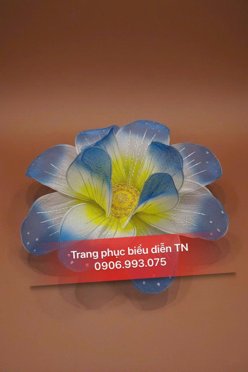 DC39 - Hoa Múa Xanh Dương Loang Vàng